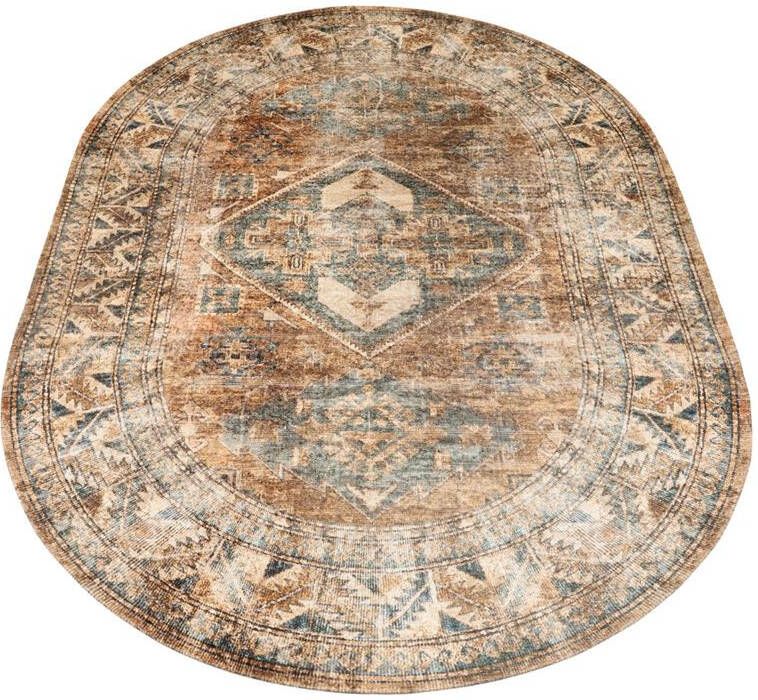 Veer Carpets Vloerkleed Laria Blue 1 Ovaal 200 x 290 cm