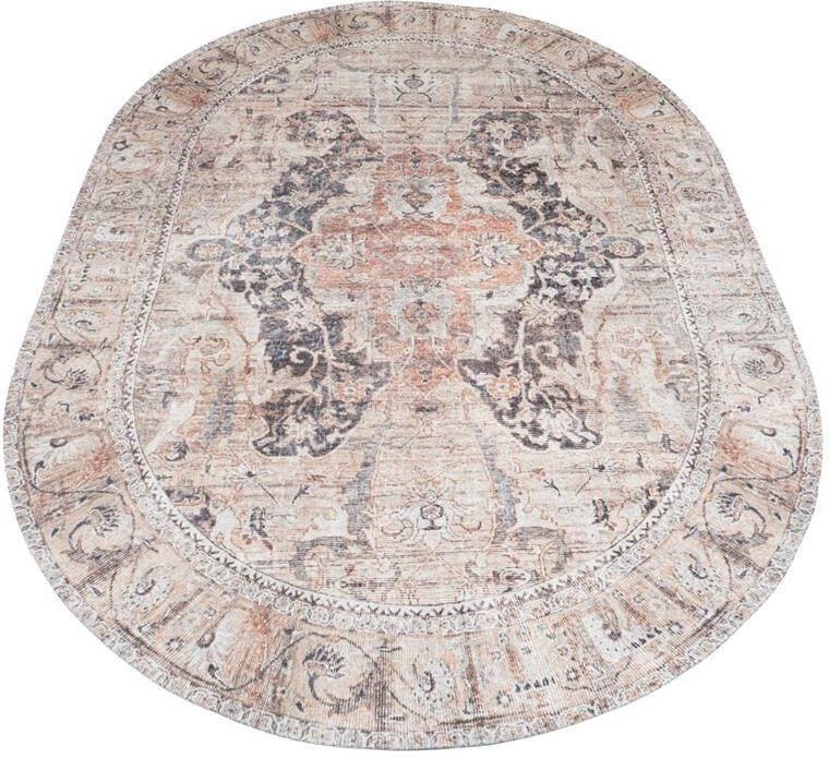 Veer Carpets Vloerkleed Mahal Beige 00 Ovaal 160 x 230 cm