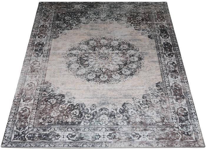 Veer Carpets Vloerkleed Viola Antraciet 80 x 240 cm