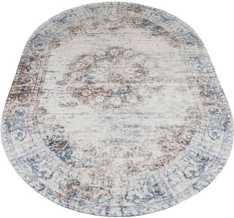 Veer Carpets Vloerkleed Viola Taupe Ovaal 160 x 230 cm