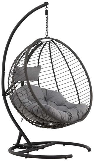 Venture Home Bacolod Hangstoel 124 x 205 x 134 Zwart