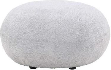 Venture Home Bologna Hocker | Poef 74 x 40 x 74 Lichtgrijs - Foto 2