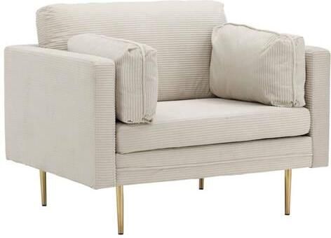 Venture Home Boom Fauteuil 90 x 88 x 110 Lichtbeige - Foto 2