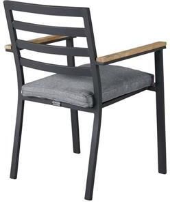 Venture Home Brasilia Eetkamerstoel 60 x 87 x 56 Zwart 2-pack