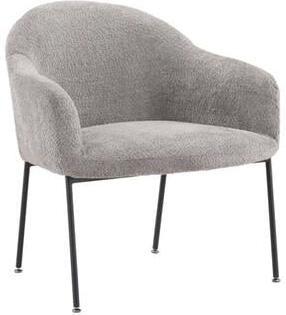 Venture Home Catania Fauteuil 80 x 88 x 85 Lichtgrijs - Foto 2