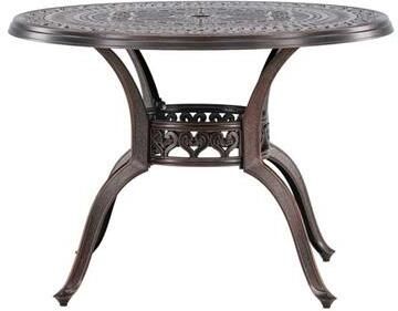 Venture Home Coimbra Cafétafel ⌀100 Bruin