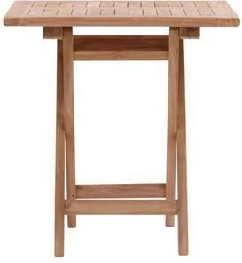 Nohr Inklapbare Bistrotafel Amberia Teakhout 70 x 70cm Naturel Vierkant