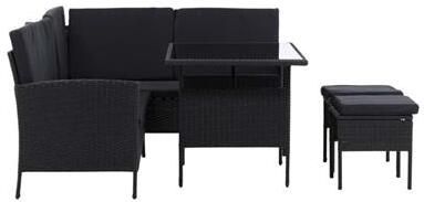 Venture Home Knock Hoekbankset Zwart