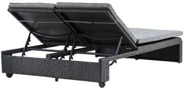 Venture Home London Zonnebed 196 x 32 x 119 Zwart