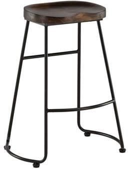 Nohr Barkruk Fotini Grenenhout (zithoogte 74cm) Zwart - Foto 2