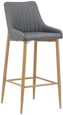 Venture Home Plaza Stoel 49 5 x 103 x 45 Donkergrijs 2-pack