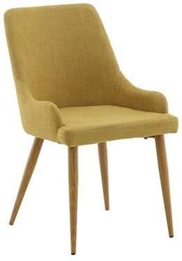 Venture Home Plaza Stoel 58 x 86 x 49 Mosterd 2-pack - Foto 2