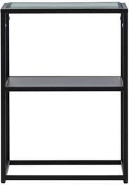 Nohr Bijzettafel Ebonie Glas 40 x 40cm Zwart Vierkant - Foto 2