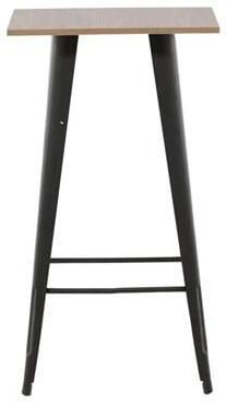 Nohr Vierkante Bartafel Jerae 60 x 60cm Walnoot Zwart - Foto 2