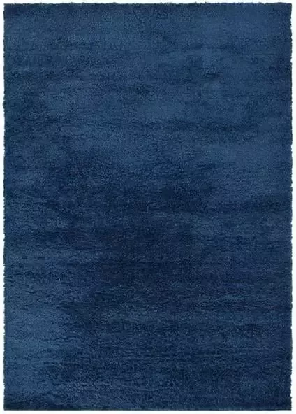 Vercai Rugs Parma Collectie Hoogpolig Vloerkleed Shaggy Tapijt voor Woonkamer Polyester Marine 80x150 cm - Foto 2
