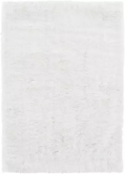 Vercai Rugs Soho Collectie Hoogpolig Vloerkleed Shaggy Tapijt voor Woonkamer Polyester Wit 120x170 cm