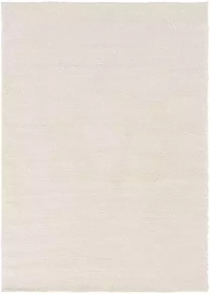 Vercai Rugs Parma Collectie Hoogpolig Vloerkleed Shaggy Tapijt voor Woonkamer Polyester Ivoor 80x150 cm