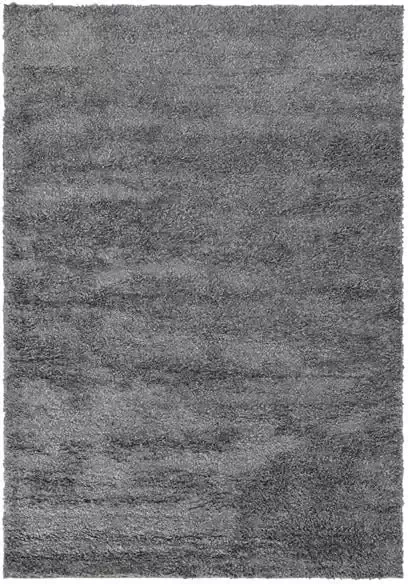 Vercai Rugs Parma Collectie Hoogpolig Vloerkleed Shaggy Tapijt voor Woonkamer Polyester Grijs 80x150 cm