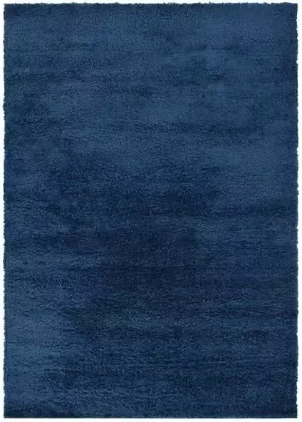 Vercai Rugs Parma Collectie Hoogpolig Vloerkleed Shaggy Tapijt voor Woonkamer Polyester Marine 120x170 cm