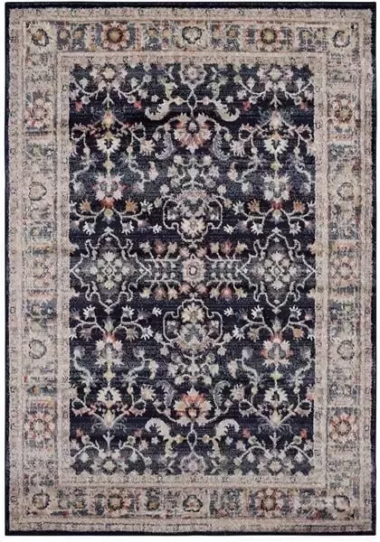 Vercai Rugs Florence Collectie Laagpolig Vloerkleed Polypropyleen Marine Beige 80x150 cm - Foto 3