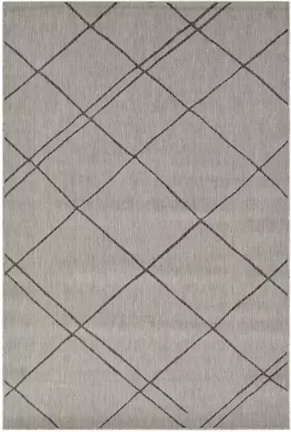Vercai Rugs Terrace Collectie Laagpolig Vloerkleed Tapijt voor Binnen en Buiten Polypropyleen Pebble Grijs 160x220 cm - Foto 4