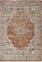 Vercai Rugs Troye Collectie Laagpolig Vloerkleed Meerkleurig Tapijt voor Woonkamer Polyester Terra 160x230 cm - Thumbnail 2