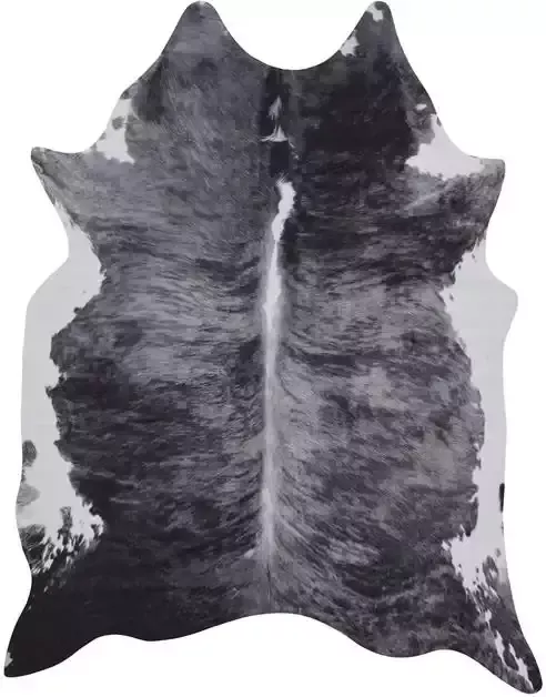 Vercai Rugs Nova Skins Collectie Laagpolig Vloerkleed Polyester Zwart Wit 180x245 cm