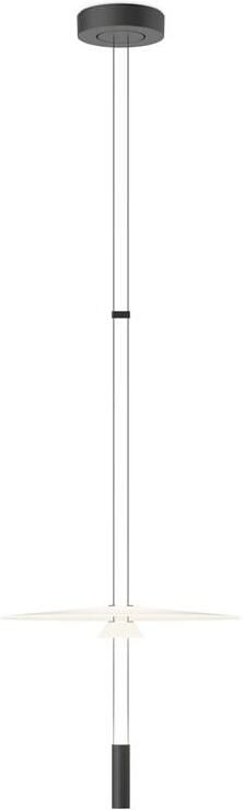 Vibia Flamingo Mini 1585 hanglamp LED Ø45 wit|zwart