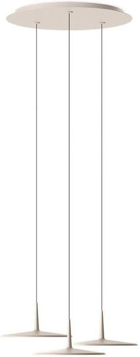 Vibia Skan 0280 cluster hanglamp LED Ø57 Beige M1