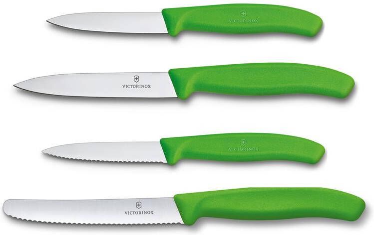 Victorinox Swiss Classic Keukenset 4-delig Groen RVS
