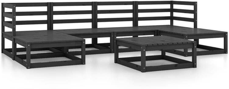 VidaXL 7-delige Loungeset massief grenenhout