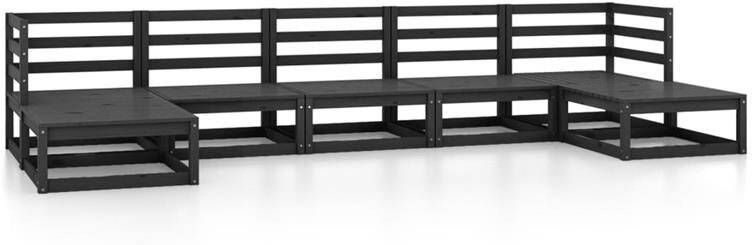 VidaXL 7-delige Loungeset massief grenenhout