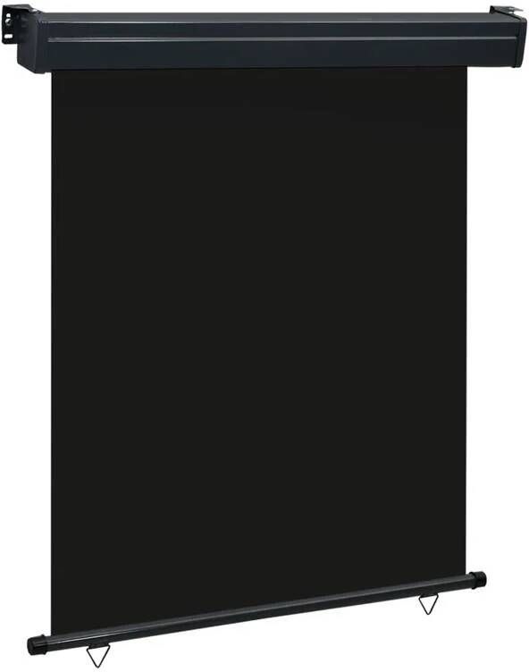 VidaXL Zijluifel Zwart 140 x 250 cm
