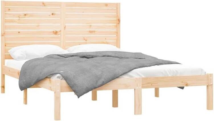 VidaXL -Bedframe-massief-hout-160x200-cm