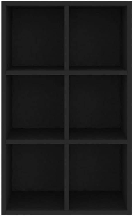 VidaXL -Boekenkast dressoir-66x30x97 8-cm-bewerkt-hout-zwart - Foto 6