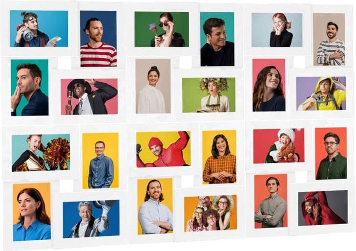 VidaXL Fotolijst Wit 24 x (13 x 18 cm)