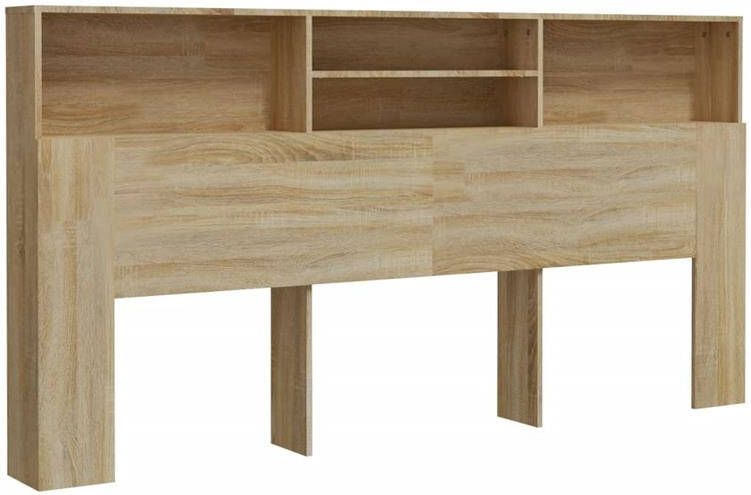 VIDAXL Hoofdbordkast 200x19x103 5 cm sonoma eikenkleurig