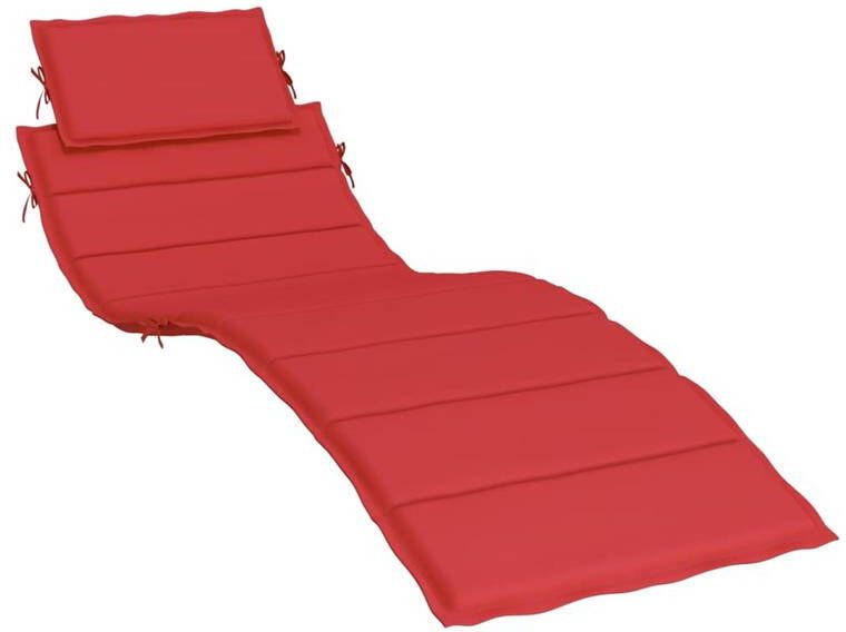VidaXL Ligbedkussen Rood