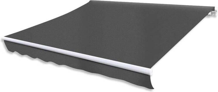 VidaXL Luifel gemotoriseerd uitschuifbaar 400 cm antraciet