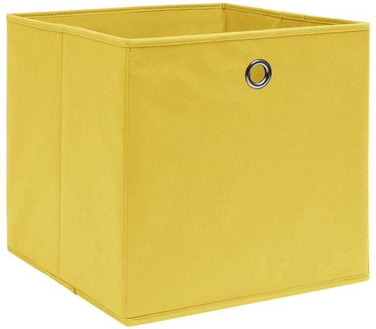 VidaXL Opbergbox Geel