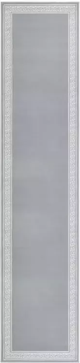 VidaXL Tapijtloper 100x500 cm BCF grijs met motief