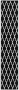VidaXL Tapijtloper 80x450 cm BCF zwart en wit - Thumbnail 1