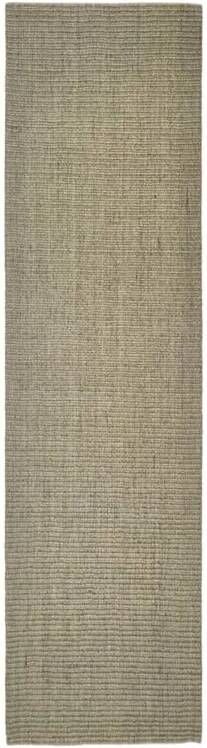 vidaXL Vloerkleed 66x250 cm natuurlijk sisal taupe