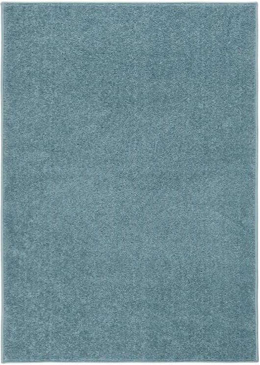 VidaXL -Vloerkleed-kortpolig-140x200-cm-blauw
