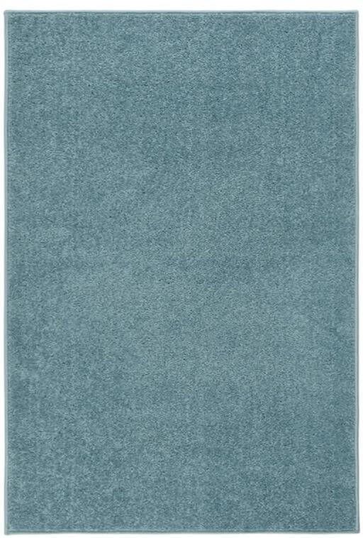 vidaXL Vloerkleed kortpolig 160x230 cm blauw