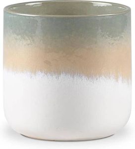 Villa Collection Keramieken geurkaars blauw 10 5 x 10 cm