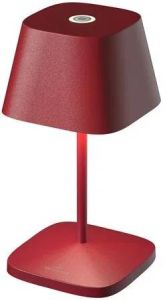 Villeroy & Boch Neapel Tafellamp rood dimbaar voor binnen en buiten