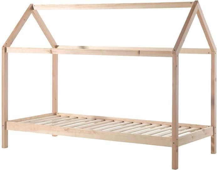 Vipack Kinderbed Dallas 90x200cm Kajuitbed Bed met Dak Peuterbed Ledikant Bedframe Hout - Foto 3