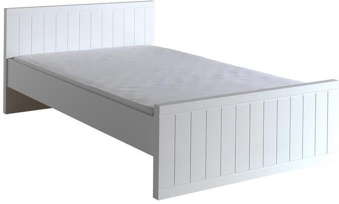 Vipack 1-persoonsledikant Moderne 1-persoons met 120 x 200 cm ligoppervlak wit gelakt - Foto 4