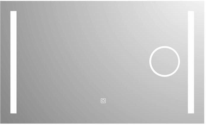 Vtw Living Badkamerspiegel met Vergrootglas Verlichting 140 x 80 cm